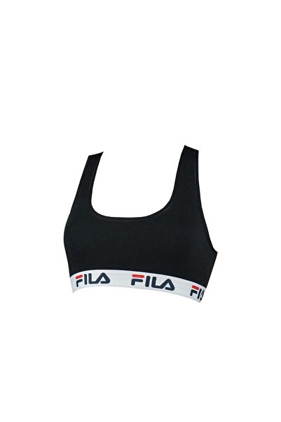 FILA Damen Bustier - ungepolsterter BH, ohne Bügel, Baumwolle, einfarbig