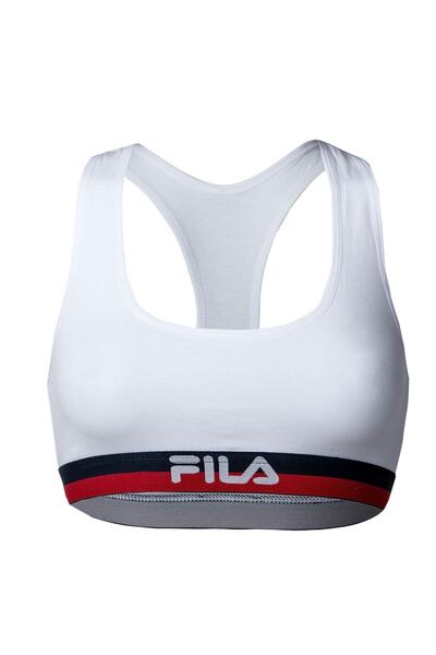 FILA Damen Büstiyer - Sütyen, Sport-BH, Racerback, Pamuk Streç, einfarbig, XS-XL