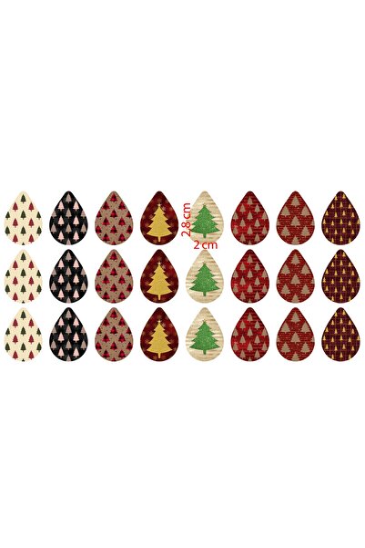 Pink Swan Craft Autocolant în stil picătură de Anul Nou de Anul Nou (8 autoco...