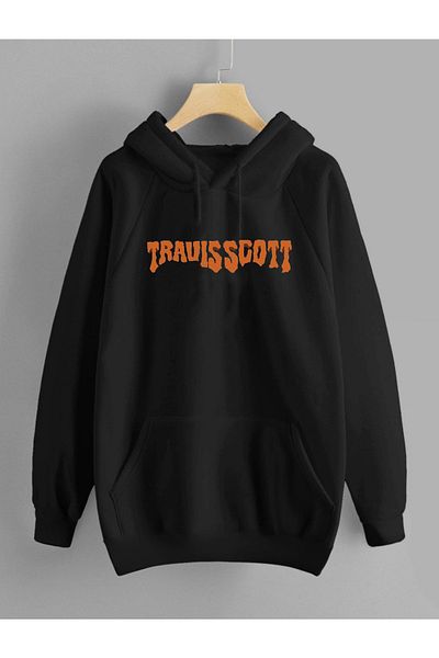 DEEPSENCE Unisex Hooded Sweatshirt Travis Back Print