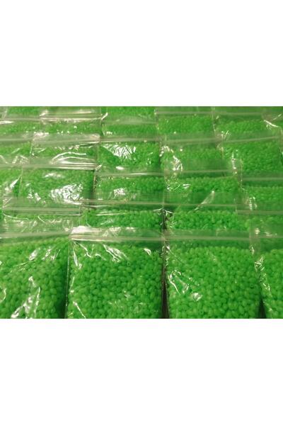 İthal Fosforlu Glow Delikli Boncuk 1000 Li Paket 3.4 Mm X 5 Mm