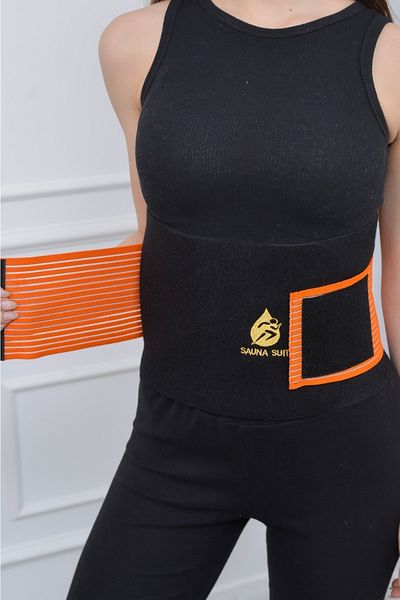 SAUNA SUIT Thermal Sauna Waist Corset Neoprene Unisex Athlete Belt to Help Sweating