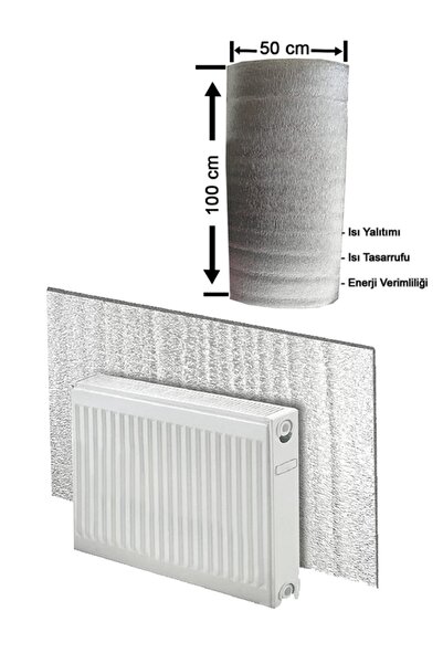 Markaflex 5 Adet Kalorifer Petek Arkası Isı Yalıtım Izolasyon Levha 0,5 Cm Radyatör Petek Arkalığı Yalıtım