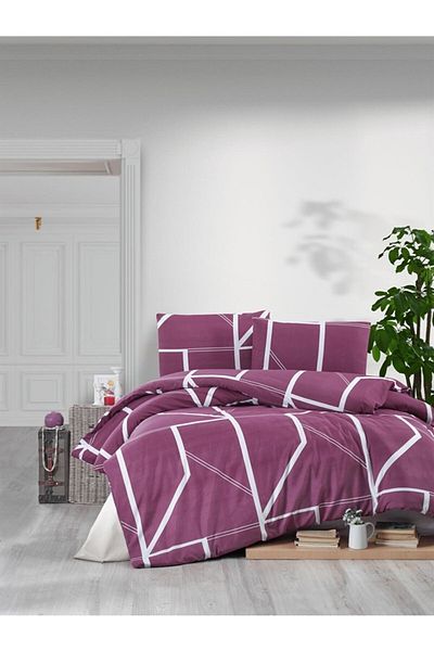 Mulberry Dupla 4 részes paplanhuzat szett - 200x220 lila