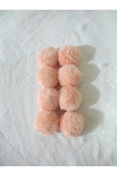 damlakids 5 Cm Tavşan Yumos Ponpon 10 Adet Somon