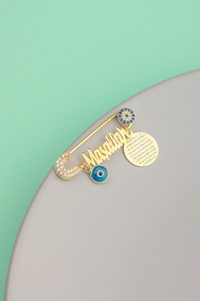 Genel Markalar 925 Ayar Gümüş Maşallah Yazılı Nazar Sallantılı Dualı Bebek Iğ...