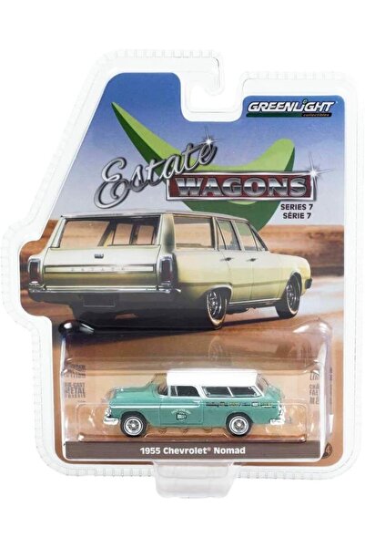 Greenlight 1955 Chevrolet Nomad Holley Estate Wagons Series 7 1:64 Model Araba