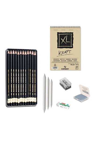 Koh-i Noor Eskiz Başlangıç Seti 5 + Dereceli Kalem + A5 Defter + Dağıtıcı Set...