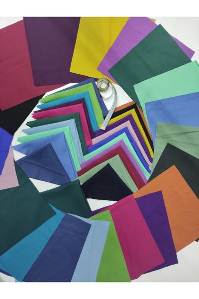 Limitless Kırkyama Kumaş Hobi Kumaşı Kırk Yama Parça Kumaş 25×25 Cm 20 Parça 40 Yama Kumaş