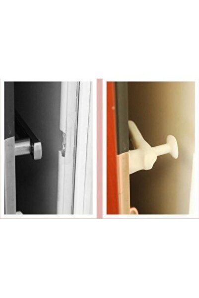 safestore 4-Piece Flexible Elastic Door Handle Stopper Wall Protector Door Safety Stopper