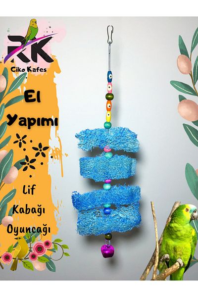 Ciko Kafes لعبة ليفة الببغاء