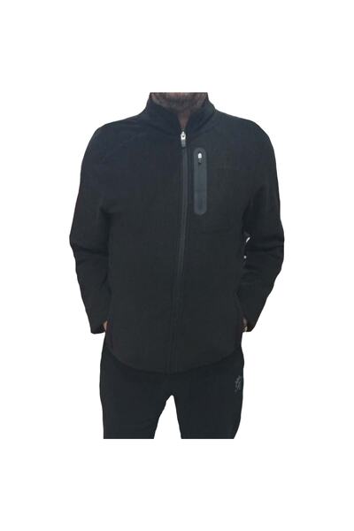 lumberjack 101177965 Nordıc Fermuarlı Polar Ceket - Siyah - M - St05272-siyah-m