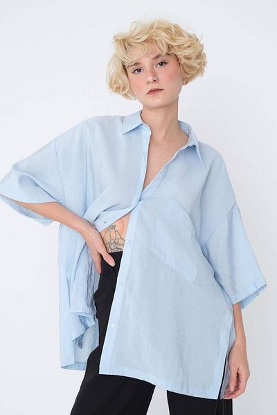 Addax Hemd - Blau - Regular Fit