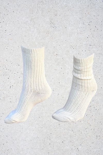 ITSOCKS Ecru, Corded, Cotton Thick Medium Winter Socks