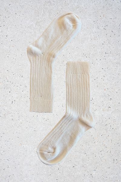 ITSOCKS Ecru, Corded, Cotton Thick Medium Winter Socks