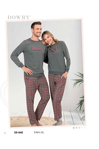 Dowry 09-940 Kışlık Uzun Kol Pijama Takımı