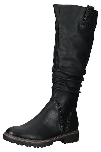 Marco Tozzi Stiefel - Schwarz - Flacher Absatz