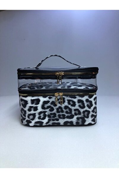 Mondalep MAYKİS Şeffaf Katlı Makyaj Çantası