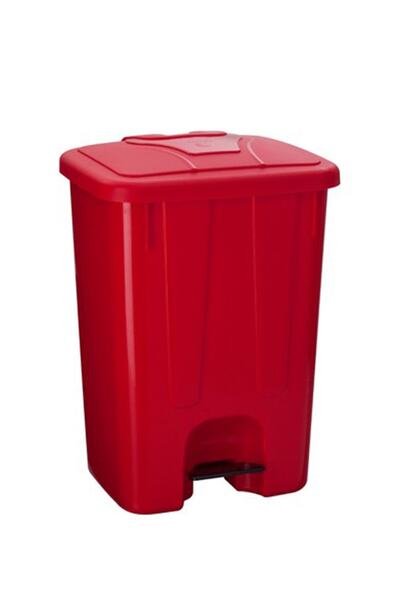 AradığınBurda Şenyayla Plastik 85 Litre Köşeli Pedallı Çöp Kovası