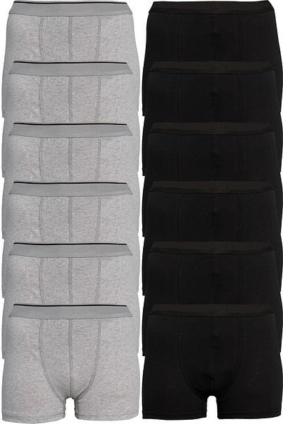 Meren Underwear Pack of 12 Economical Mixed Color Cotton Lycra Men's Boxers