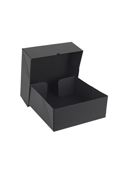 10 Pieces 22x22x10 Cm 1.61 Desi Black Shipping Box