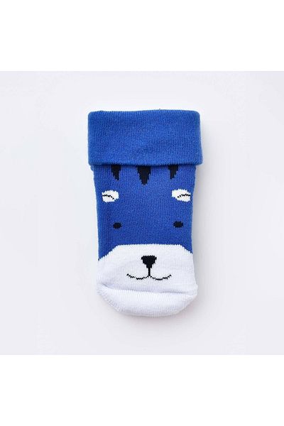 Biorganic Tiger Towel Baby Socks 68374