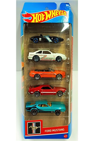 HOT WHEELS مجموعة سيارات مكونة من 5 سيارات فورد موستانج