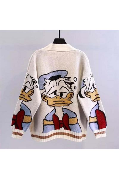 Köstebek Ζακέτα με πλεκτά Donald Duck Oversize