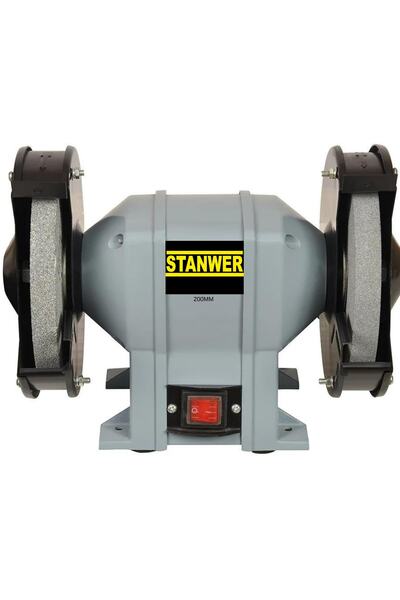 STANWER 150mm Pro-4000 Turbo Çark Motoru Zımpara Balta Bıçak Bileme Makinesi ...