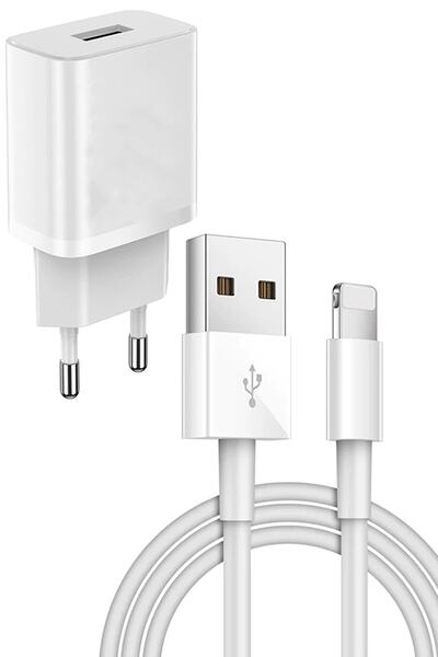 REON Iphone Tüm Modellere Uyumlu Lightning Hızlı Şarj Cihazı Kablo Ve Adaptör