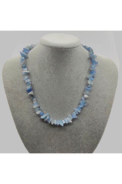 ByKolyeucum قلادة نسائية من حجر الزبرجد الطبيعي