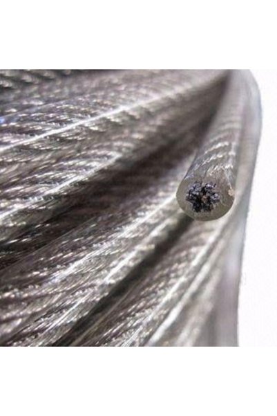 Güzelce Yapı Pvc Izoleli Çelik Halat 10 Mm 25 Metre