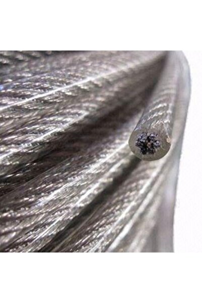 Güzelce Yapı Pvc Izoleli Çelik Halat 6 Mm 25 Metre
