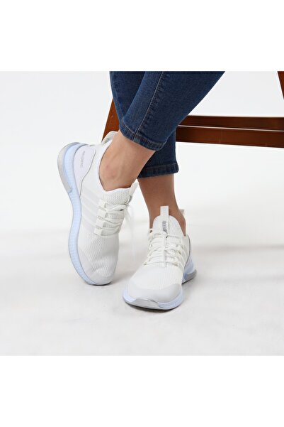 AVA Білі жіночі легкі повсякденні кросівки для прогулянок