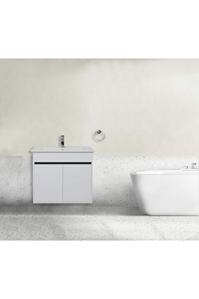 Sözcan Group Aras Lavabolu Asma Alt Dolap Beyaz 65 Cm Alt Modül (65X70) Cm