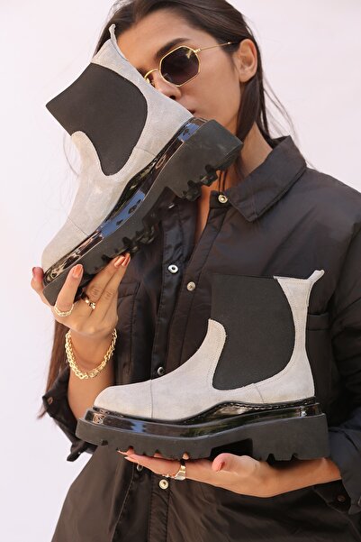 ELİT SHOES Douglas Hakiki Deri Eva Taban Kadın Postal