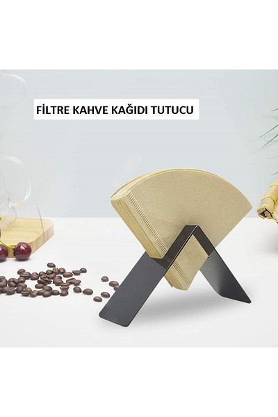 Hobi Demir Sanat Metal Filter Coffee Paper Holder Stand Apparatus