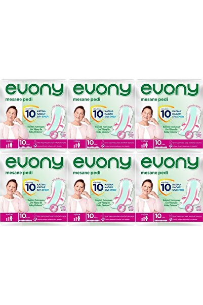 Evony Günlük Mesane Pedi Yoğun 60 Adet (6pk*10)