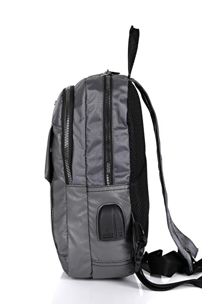 ÇÇS 31332 Τσάντα πλάτης και στήθους σε γκρι χρώμα