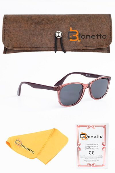 By Donetto Rose Bone Kids Sunglasses