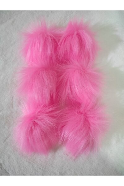 damlakids Ponpon 8 Adet 10 Cm Bere Anahtarlık Ve Patik Için Sekerpembesi