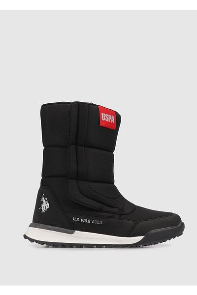 U.S. Polo Assn. Clark Μαύρα Γυναικεία Μποτάκια