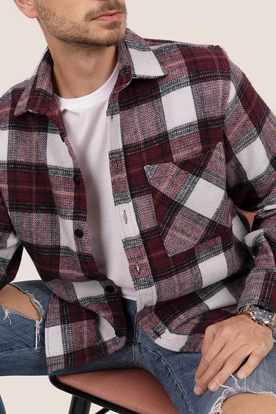 Etikmen Shirt - Red - Oversize