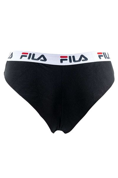 Fila Damen Brezilya Slip - Lateks, Logo-Bund, Pamuklu Streç, Einfarbig, XS-XL