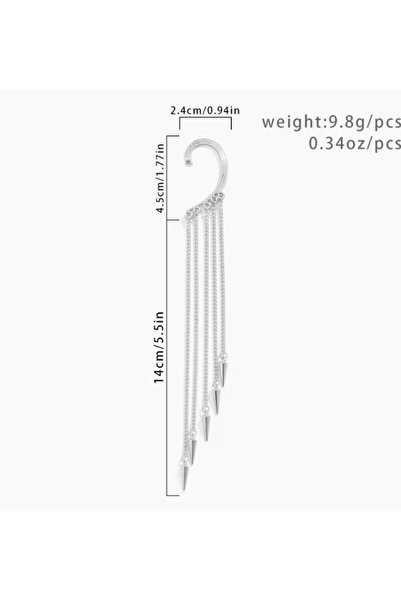 TakıConcept Sallantılı Kulak Aksesuarı Küpe