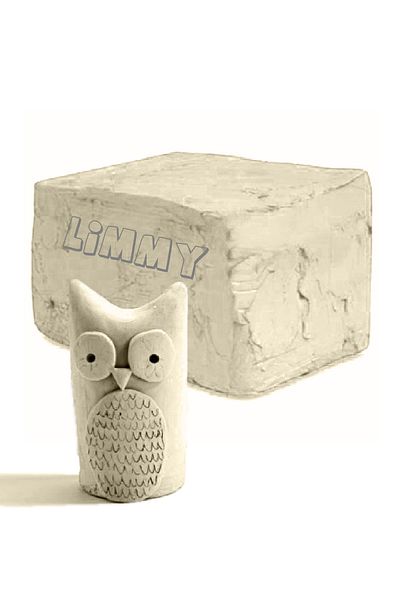 Limmy Ceramic Plasticine, Natural Clay Mud, Modeling Mud, Ceramic Plasticine -White- 500 Gr