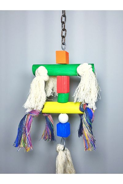 Ciko Kafes Chained Parrot Toy