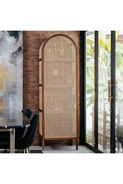 Arzu Wood Ahşap Hasır Dolap