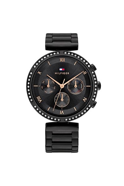 Tommy hilfiger 2025 black women's watch