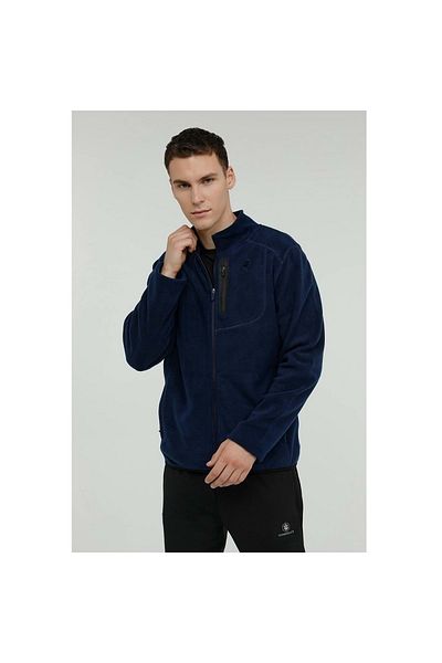 lumberjack 101177965 Поларено яке Nordic с цип - тъмносиньо - S - St05272-navy-s